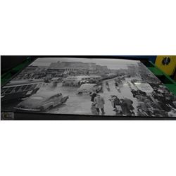 POSTER OF 1940S DOWNTOWN EDMONTON