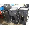 Image 1 : LOT OF 3 PLASTIC CARRYING CASES ON WHEELS