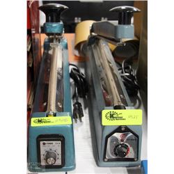 2 PLASTIC SEALING IRONS