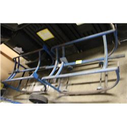 LOT OF 2 BARRELL/DRUM CARTS