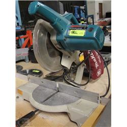 MAKITA LS1030 MITER SAW WITH PLYWOOD & RAIL SETUP