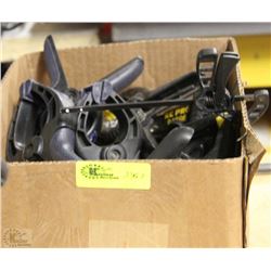 LOT OF ASSORTED CLAMPS