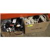 Image 1 : LOT OF 2 BOXES OF POWERBARS, EXTENSION CORDS, &