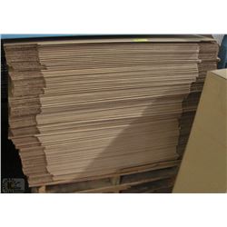 SKID OF NEW CARDBOARD BOXES