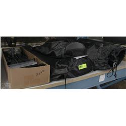 LOT OF FRAMING & ASSORTED  LIGHT BULBS