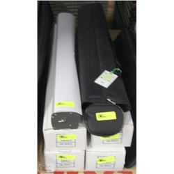 LOT OF 5 RETRACTABLE DISPLAY ADVERTISMENT STANDS