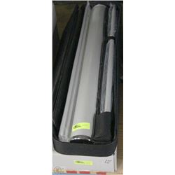 LOT OF 2 RETRACTABLE DISPLAY ADVERTISMENT STANDS