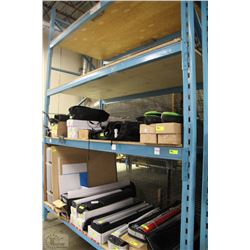 SECTION OF PALLET RACKING, 2 UPRIGHTS & 9 BEAMS