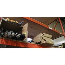 LOT OF PLYWOOD & SHELVING