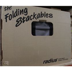 RADIUS THE FOLDING STACKABLE DISPLAY