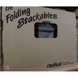 RADIUS THE FOLDING STACKABLE DISPLAY