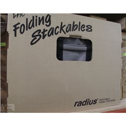 RADIUS THE FOLDING STACKABLE DISPLAY