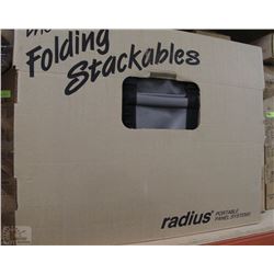 RADIUS THE FOLDING STACKABLE DISPLAY