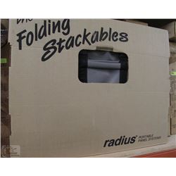 RADIUS THE FOLDING STACKABLE DISPLAY