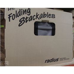 RADIUS THE FOLDING STACKABLE DISPLAY