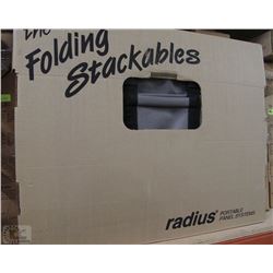 RADIUS THE FOLDING STACKABLE DISPLAY