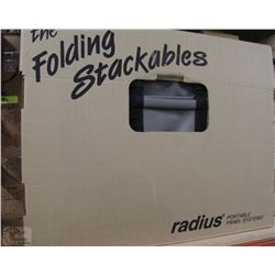 RADIUS THE FOLDING STACKABLE DISPLAY