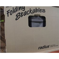 RADIUS THE FOLDING STACKABLE DISPLAY