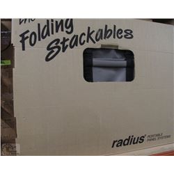 RADIUS THE FOLDING STACKABLE DISPLAY