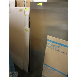 LOT OF ASSORTED PLEXIGLASS, ALUMINUM SHEETING, &