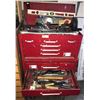 Image 4 : RED TOOL CHEST WITH CONTENTS