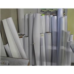 LOT OF ASSORTED VINYL & OTHER PRINT SHEETING