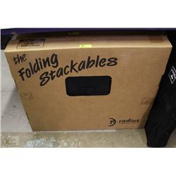 NEW RADIUS FOLDING STACKABLE DISPLAY