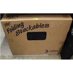 NEW RADIUS FOLDING STACKABLE DISPLAY