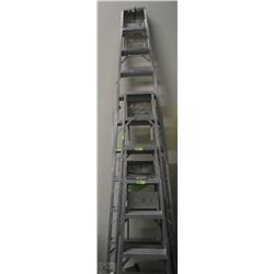 LOT OF 4 ASSORTED ALUMINUM LADDERS