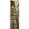Image 1 : 14FT WOOD STEP LADDER
