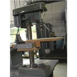 JET DRILL PRESS WITH TABLE AND DRILL BITS