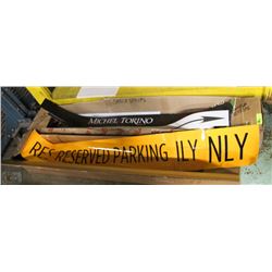 2 BOXES OF ASSORTED LIQUOR ADVERTISMENT STRIPS