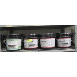 LOT OF ASSORTED NAZDAR SILK SCREEN INK