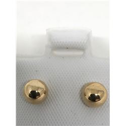 #10-10KT YELLOW GOLD BALL FRESH WATER PEARL