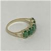 Image 2 : #20-10KT YELLOW GOLD EMERALD RING
