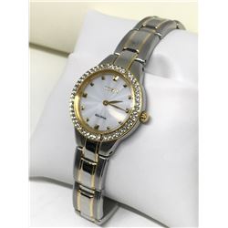 #44-CITIZEN LADIES ECO-DRIVE TWO TONE WATCH