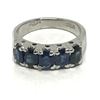 Image 1 : #45-STERLING SILVER SAPPHIRE RING