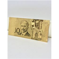#46-24KT CANADIAN 100 BILL