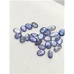 #48-GENUINE TANZANITE LOOSE GEMSTONES