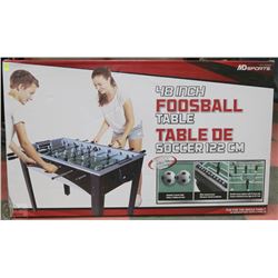 NEW 48" FOOSBALL TABLE WITH ACCESSORIES