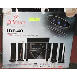 DIVINCI 5.1 HOME THEATER SYSTEM INCL 4 SPEAKERS &