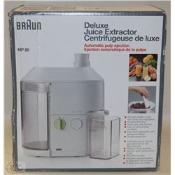 NEW BRAUN DELUXE JUICE EXTRACTOR (MP80)
