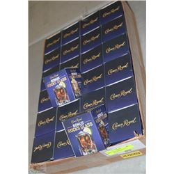 CASE OF 24 CROWN ROYAL WHISKEY GLASSES