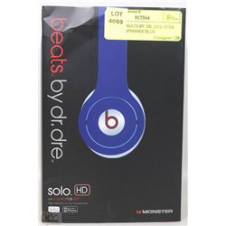 REPLICA BEATS BY DR. DRE OVER EAR HEADPHONES BLUE