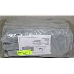 DOZEN PAIRS OF LEATHER WELDING GLOVES