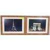 Image 1 : PAIR OF PARIS PORTRAITS FRAMED 11"X14"