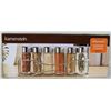 Image 1 : 6 JAR FILLED SPICE RACK, NEW INCLUDES 6 PREMIUM