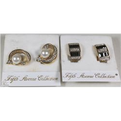 NEW FIFTH AVENUE COLLECTION 2 PAIR OF CLIP