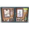 Image 1 : PAIR OF GOLF "REALISTIC SHOW BOX" PICTURE FRAMES