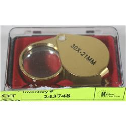 JEWELERS MAGNIFIER 30 POWER IN CASE